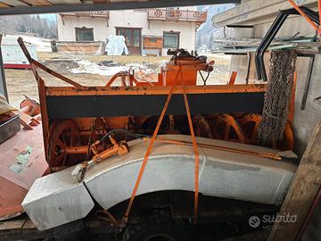 Turbo fresa turbina da neve schmidt unimog