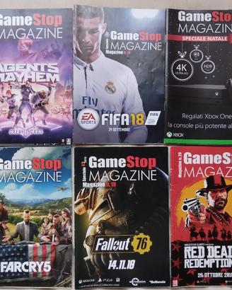 6 riviste Gamestop Magazine
