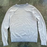 Maglione Azzuro Chiaro Uomo Girocollo - CotoneMist