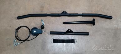 carrucola  pulley lat machine 