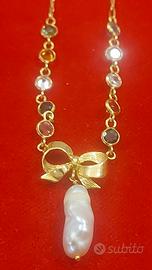 Raffinata Collana Oro 18 Karati 750 – GrandePerla 