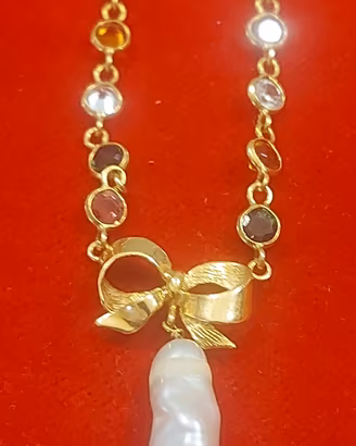 Raffinata Collana Oro 18 Karati 750 – GrandePerla 