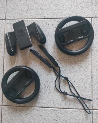 volanti e porta controller Nintendo switch 