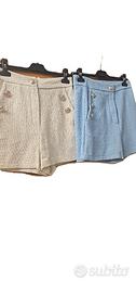 pantaloncini corti donna 2 pezzi 