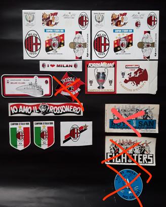 Adesivi Milan anni 80/90