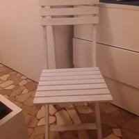 sedie pieghevoli di legno
