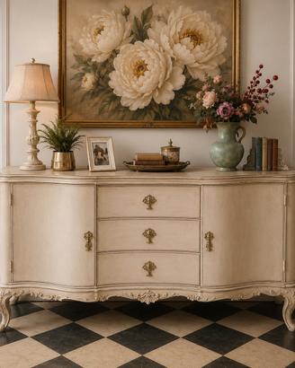 credenza shabby chic ,          cassettiera  ,