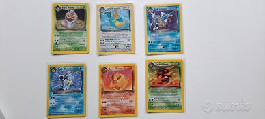 Carte Pokemon set Team Rocket 1a edizione