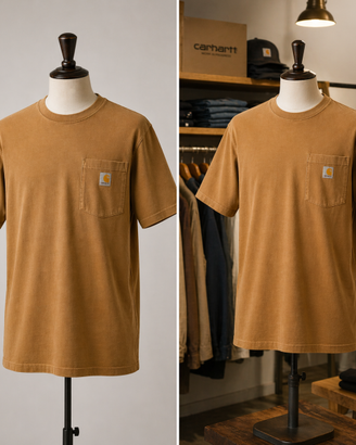 T-shirt Irvine carhartt® Originale marrone Cotone