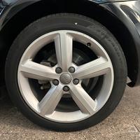 4 cerchi originali audi sline 17” gomme pirelli