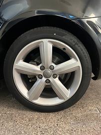 4 cerchi originali audi sline 17” gomme pirelli