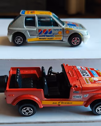 Modellini Auto anni ‘80 Bburago PEUGEOT, JEEP