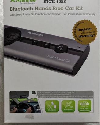 kit vivavoce per auto Bluetooth avantree