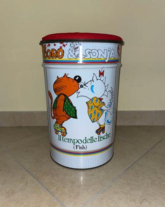 BIDONE POUF ISIDORO & SONJA 1985