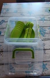 Set picnic 31 pezzi Verde Nuovo