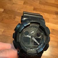 Casio G-Shock GA-100 (Total Black) + Scatola