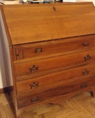 Ribalta Secretaire vintage (1965) Legno di Noce  