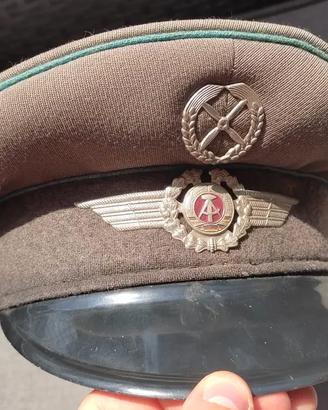 Berretto Militare RDA Reichsbahn anni '70/'80