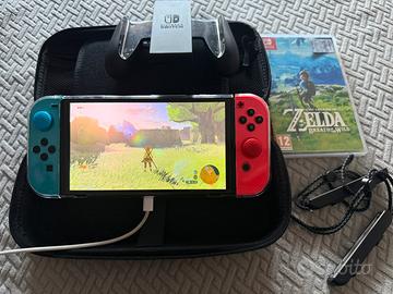 Nintendo Switch OLED + Zelda Breath of the Wild