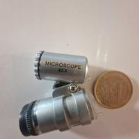 Mini Microscopio 45x con LED