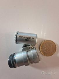 Mini Microscopio 45x con LED