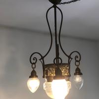 Elegante lampadario liberty, inizio ‘900