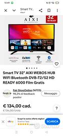 smart TV 32" AIXI LED HD Ready