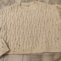 maglione a treccia 
