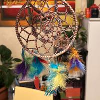 Acchiappasogni fatto a uncinetto 