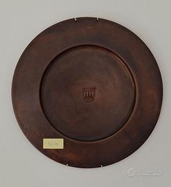 PIATTO  SOTTOPIATTO  RAME  BIRRA FORST 32 C