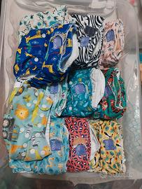 Set pannolini lavabili 0-3 anni