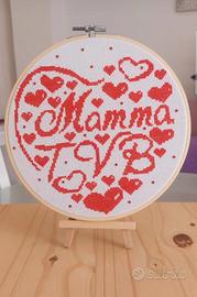  Telaio ricamato mamma