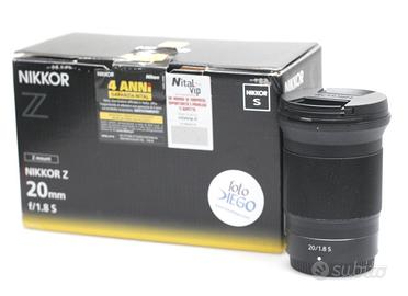 OBIETTIVO NIKON Z 20 MM F/1.8 S. NITAL. GARANZIA.