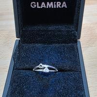 solitario platino e diamante 