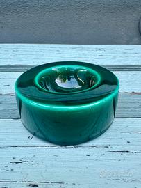 Posacenere vintage verde smeraldo anni 60/70