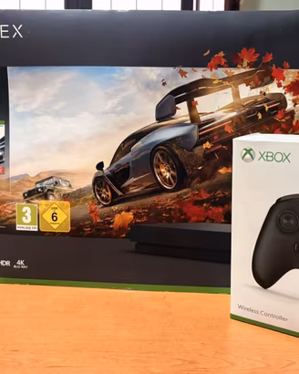 Xbox one x - 1Tb completa