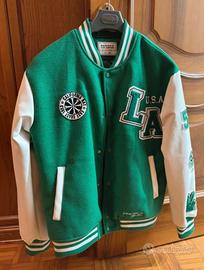 Bomber Alcott Verde e Bianco Taglia L