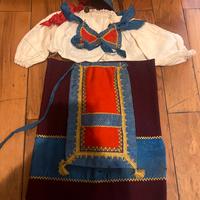 Costume sardo desulo da bambola anni 20