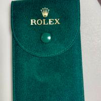 Rolex Porta Orologio Singolo In Velluto Verde New