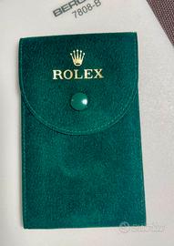 Rolex Porta Orologio Singolo In Velluto Verde New