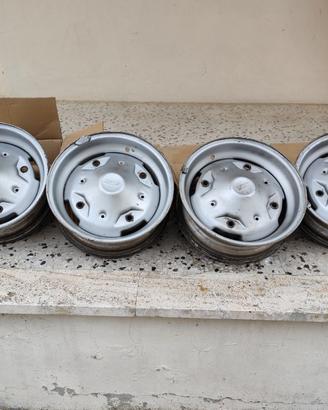 N.4 CERCHI ORIGINALI FIAT 500R / FIAT 126 EPOCA