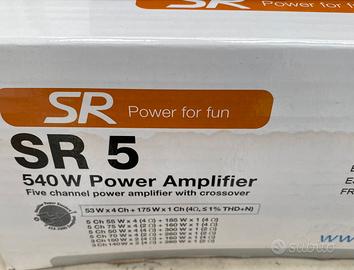 Amplificatore AUDISON SR 5 Canali crossover Marino