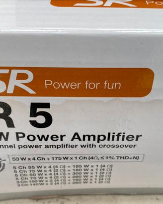 Amplificatore AUDISON SR 5 Canali crossover Marino