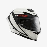 Casco M Pro Race ECE Curbs bianco