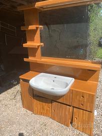 bagno completo in legno 