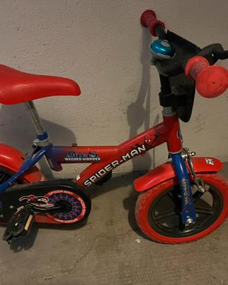 Bicicletta spiderman bimbo