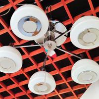 PLAFONIERA CON VETRI A CAMPANA