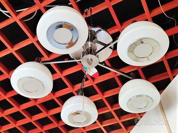 PLAFONIERA CON VETRI A CAMPANA