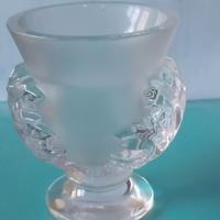 Lalique vaso St.Cloud in  cristallo satinato