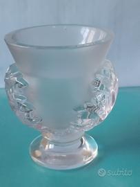 Lalique vaso St.Cloud in  cristallo satinato